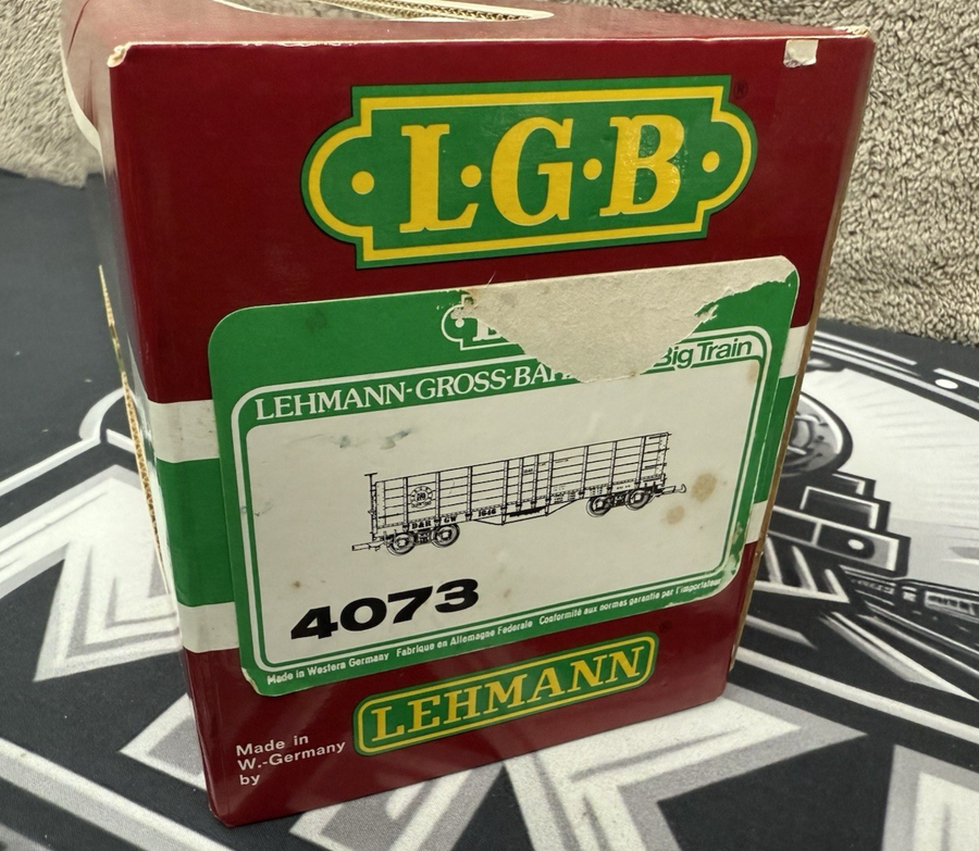 LGB 4073 Denver & Rio Grande Western High-Sided Wooden Gondola 1646 G Scale