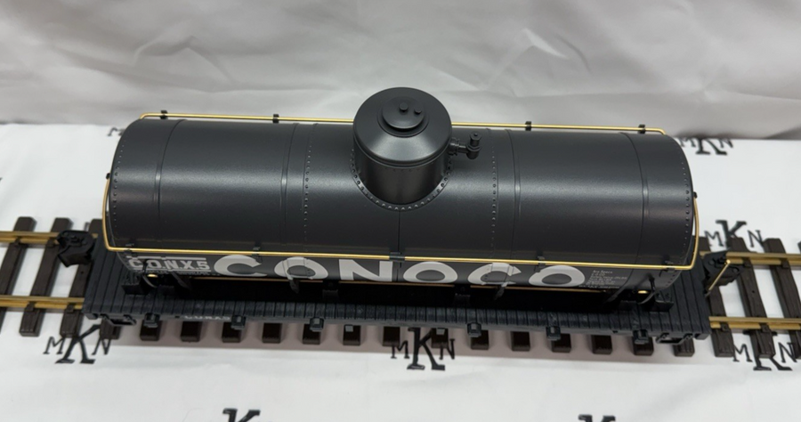 LGB 4080 Conoco Tank Car Metal Wheels Metal Wheels LGB Knuckles G Scale