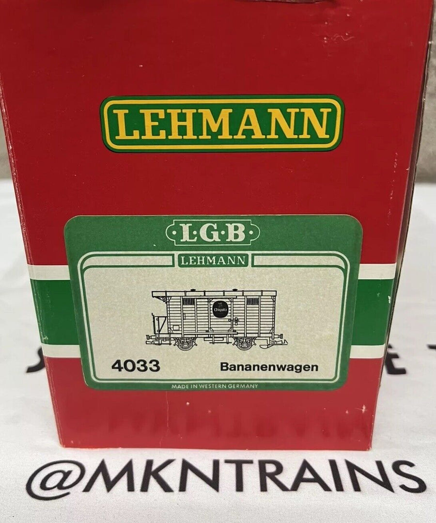 LGB 4033 G Scale Chiquita Boxcar NOS Box