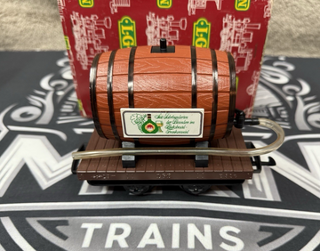LGB 4047 G-Scale Wine Beer Barrel in NEW old stock G Scale Flat Car Box