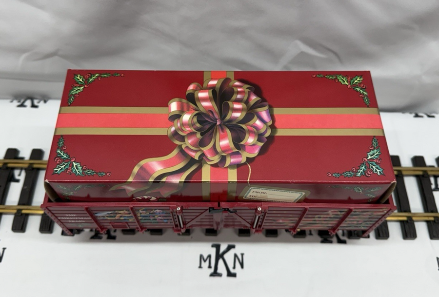 LGB 40217 Christmas Gondola Train Package Car G Scale