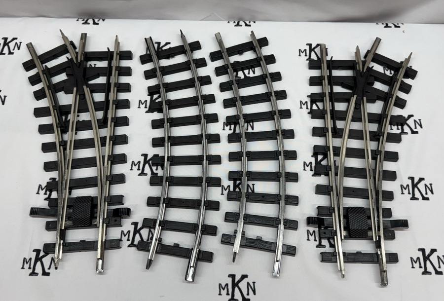 Bachmann G Scale Right and Left Turnouts Manual - Plastic metal switches EX