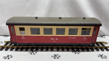 LGB 3063 Rh B Red 2nd Class Passenger Car G Scale