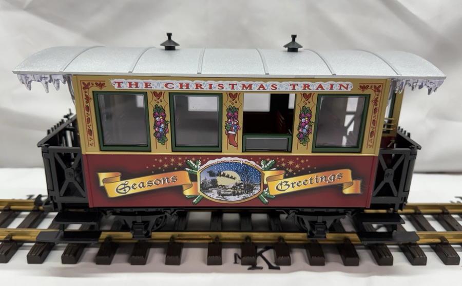 LGB 72550 Christmas Steam Engine Train Set G Scale Complete Lighted MINT