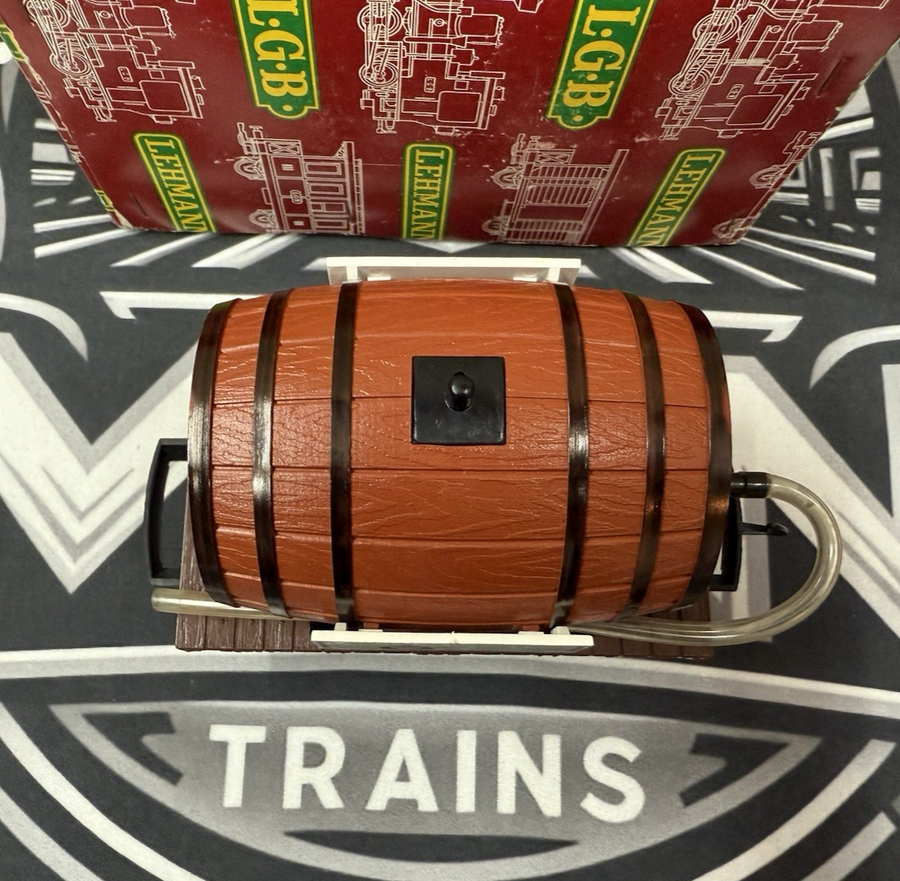 LGB 4047 G-Scale Wine Beer Barrel in NEW old stock G Scale Flat Car Box