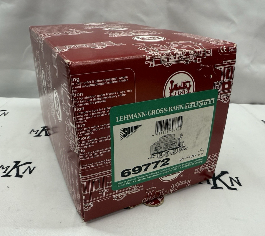 LGB 69772 Tasmanian Devil Coal Powered Steam Sound Tender G Scale