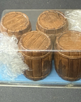 Just Plain Folk G Scale Train Figure 4 Wooden Barrels New 816