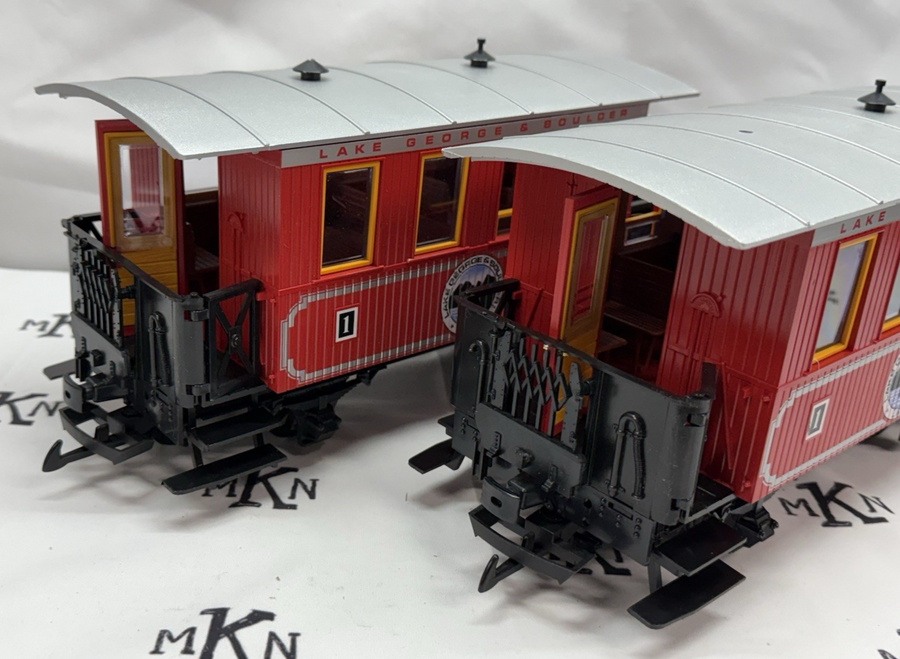 LGB 25301 G Scale Lake George & Boulder G Gauge Steam Passenger Train Set Only