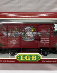 LGB 43352 G Scale Merry Christmas Sound "Deck the Halls" Boxcar G Scale New