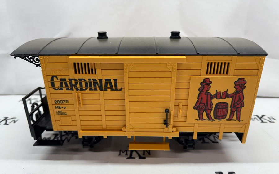 LGB 4034 Cardinal Beer Boxcar Wagon New with Sleeve G Scale