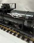 Aristo-Craft 41340S G Scale Dow Chemical Single Dome Tank Car Metal Wheels