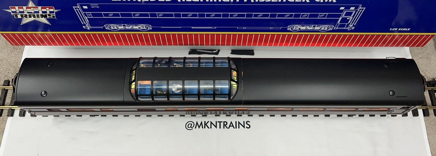 USA Trains R31027 G Pennsylvania Vista Dome Smooth Extruded Aluminum New/MINT