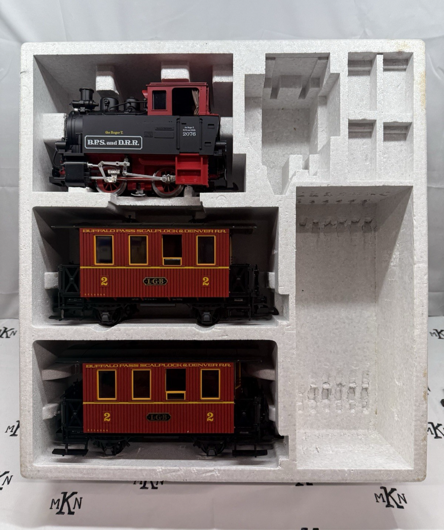 LGB 20301 BP Buffalo Pass SCALPLOCK & Denver R.R. Starter Set G Scale LN/Box