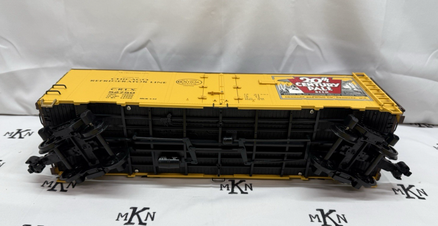 Aristo-Craft ART-46222 NYC 20th Century Pale Beer Steel Reefer Car G Scale