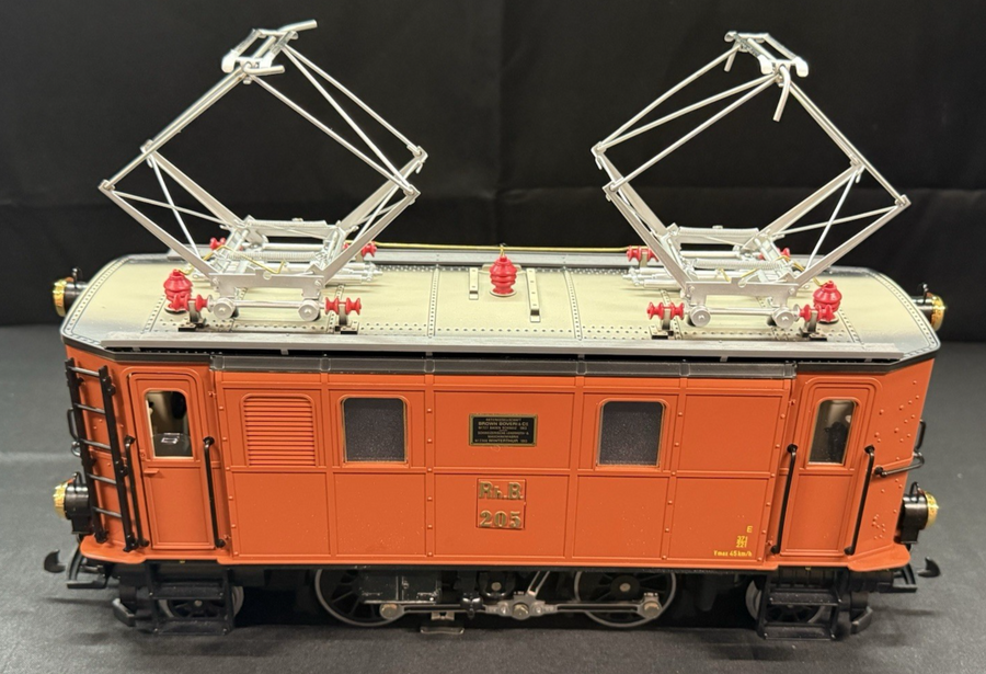 LGB 2045 RHB #205 Electric Locomotive G Scale LN/Box