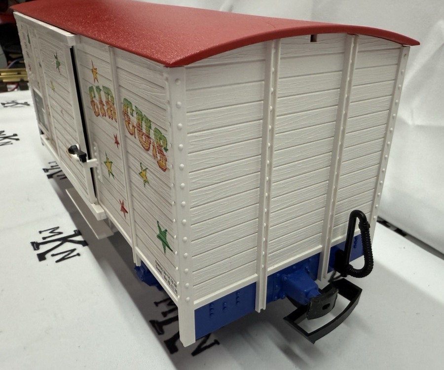 LGB 4136S Circus Sound Car with Sound G Scale New in box with Sleeve