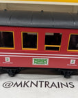 LGB PRIMUS 93107 RED NICHTRAUCHER #2 PASSENGER CAR NOS New G Scale