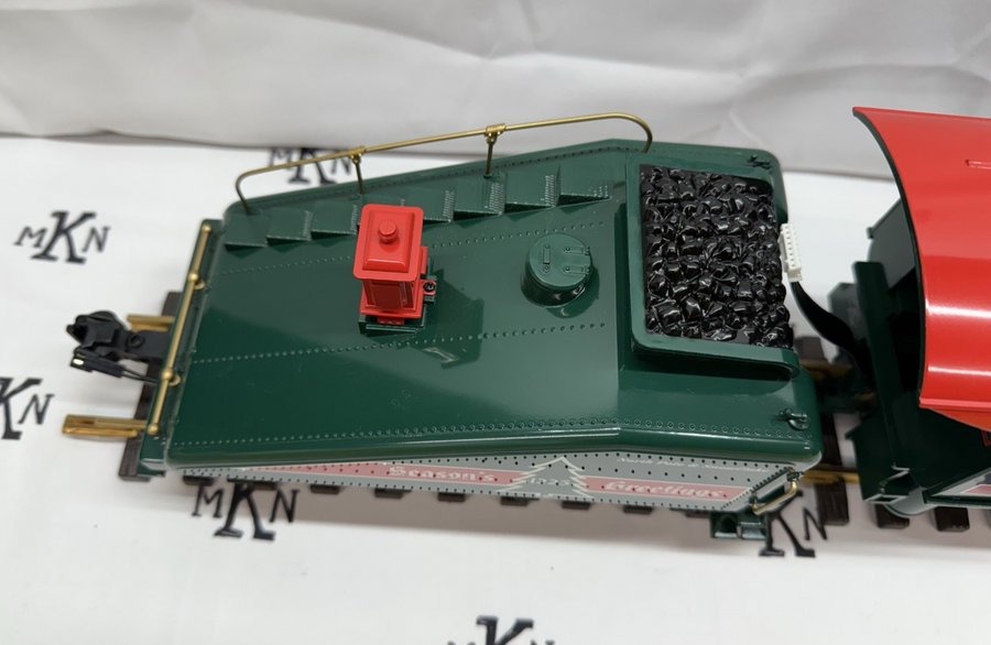 Aristo Craft Art 21235C North Pole Steam Locomotive and Tender Christmas G Scale