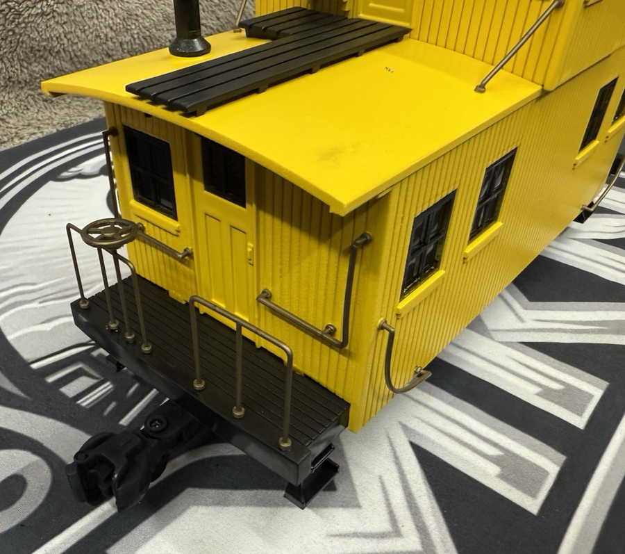 Aristo Craft Bobber Caboose Custom Yellow Paint Undecorated G Scale EX
