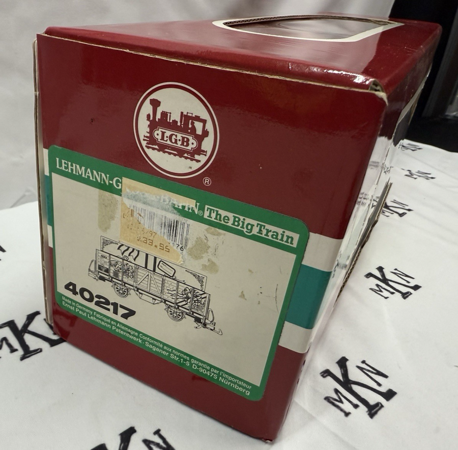 LGB 40217 Christmas Gondola Train Package Car G Scale