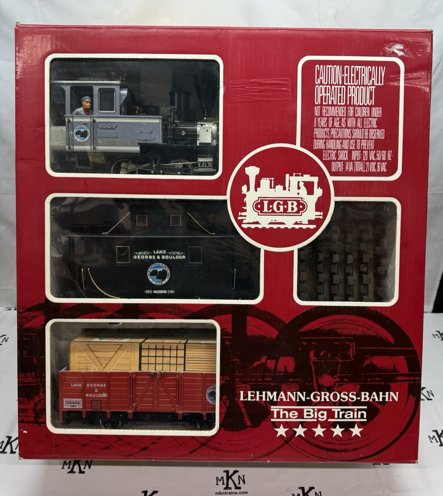 LGB 22401 Lake George & Boulder Starter Train Set with Track G Scale