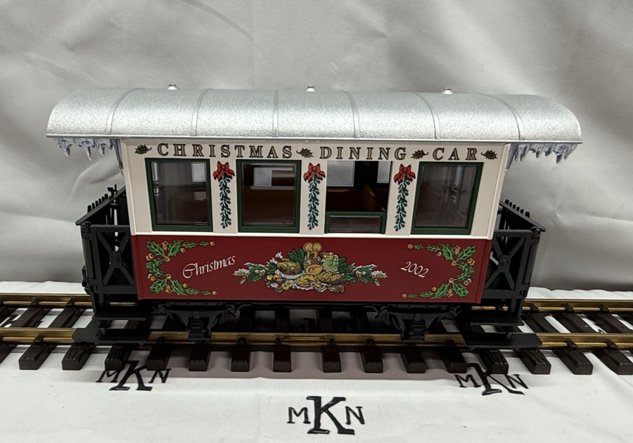 LGB G Scale 33130 Christmas 2002 Dining Car G Scale