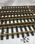 Lehmann LGB G Scale 10600 2 FT Long, 5 Pieces Brass Straight Track EX