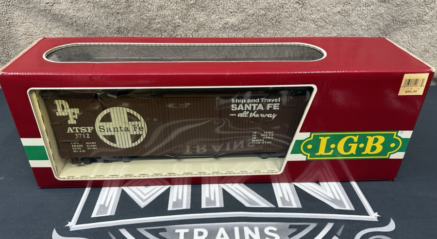 LGB 4067 D03 ATSF Santa Fe Box Car G Scale New/Box