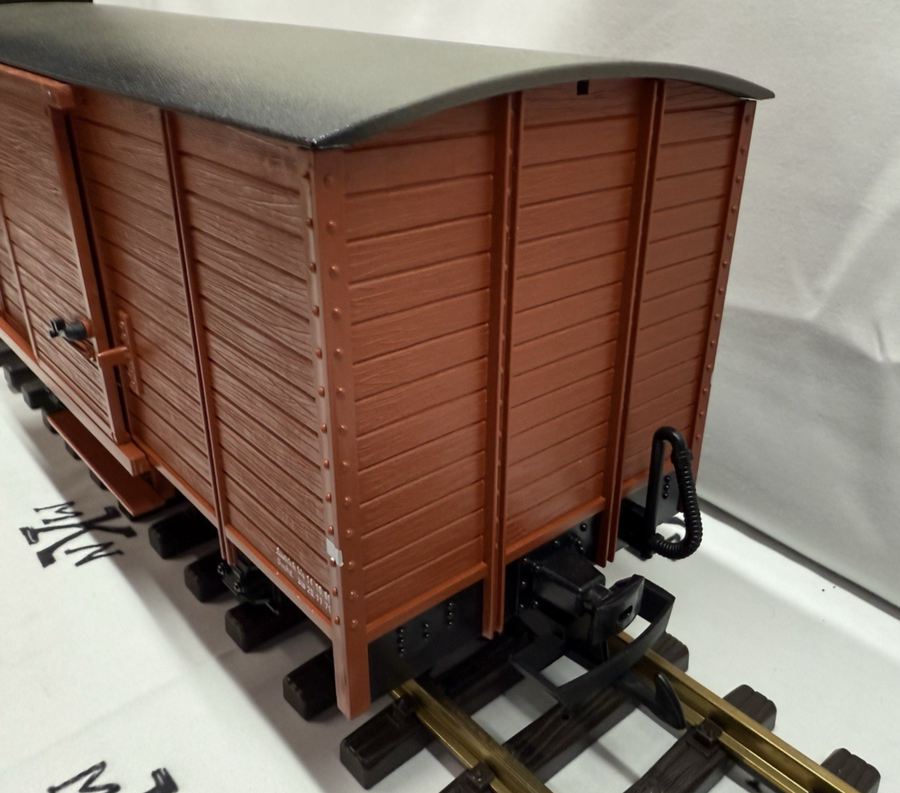 LGB 4035 G Scale Deutsche Reichsbahn Brown Box Car New/Box