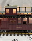 LGB 48755 G Scale Sante Fe Drover Caboose Metal Wheels, Lighting New/Box/Sleeve