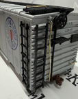 LGB 43913 SEABOARD RAILWAY, SILVER METEOR BOX CAR no trucks G Scale