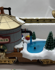 NEW BRIGHT 380-2 HOLIDAY EXPRESS ANIMATED WATER TANKER CAR G SCALE