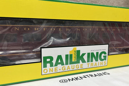 MTH Rail King One Gauge 70-67029 Norfolk Southern 70' Streamlined Passenger Car