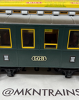 LGB 3010 Green #3 III G Scale 3rd class Passenger car Old Stock Early Years EX