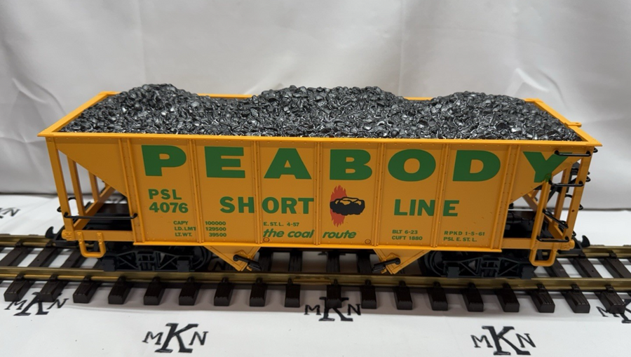 LGB 4076 X01 2 Bay Hopper Peabody PSL #4076 G Scale