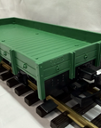Vintage LGB 4010 Green Flat Car Yellow Box Early West Germany G Scale