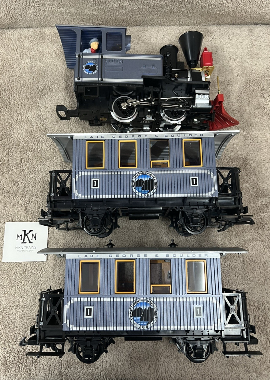 LGB 22301 BIG TRAIN Passenger Train Set Germany NO TRACK NO CONTROLLER