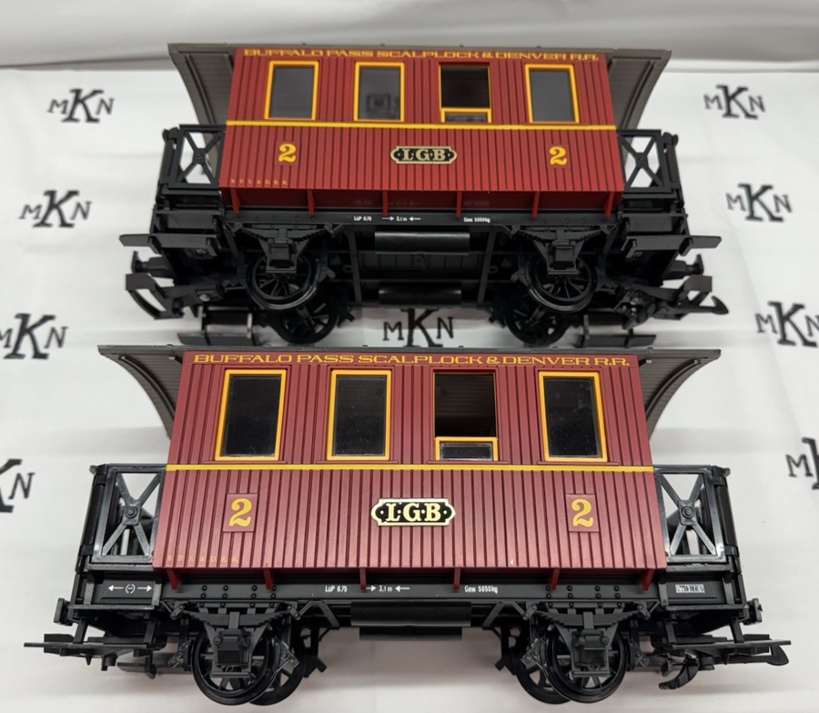 LGB 20301 BP Buffalo Pass SCALPLOCK & Denver R.R. Starter Set G Scale LN/Box