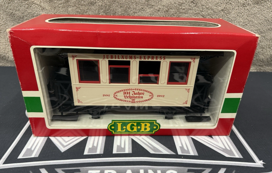 LGB 3007 1982 Anniversary Passenger Car 101 Jahre Lehman G Scale LN/Box