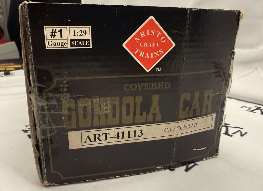 Aristo Craft ART-41113 Conrail Gondola Car G Scale Ex/Box