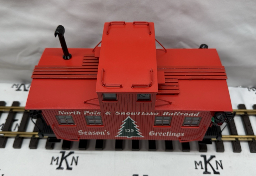 Aristo Craft Art 21325C CHRISTMAS BOBBER CABOOSE G Scale 1:29 NIB