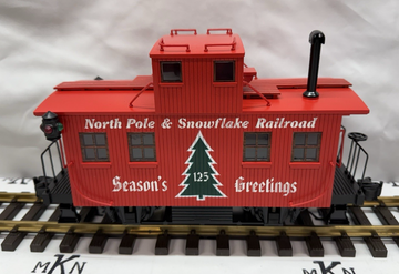 Aristo Craft Art 21325C CHRISTMAS BOBBER CABOOSE G Scale 1:29 NIB