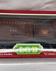 LGB 32843 PENNSYLVANIA TRUSS ROD BAGGAGE PASSENGER CAR G SCALE metal wheels