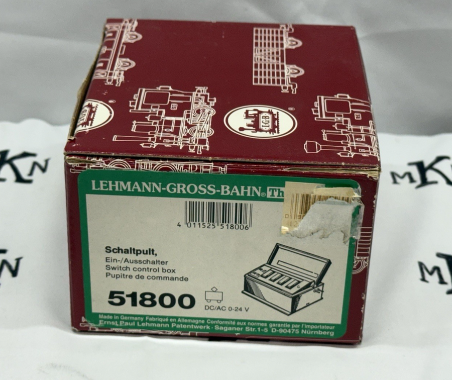 LGB 51800 5180 Electric Accessory Switch Panel NEW/box G Scale