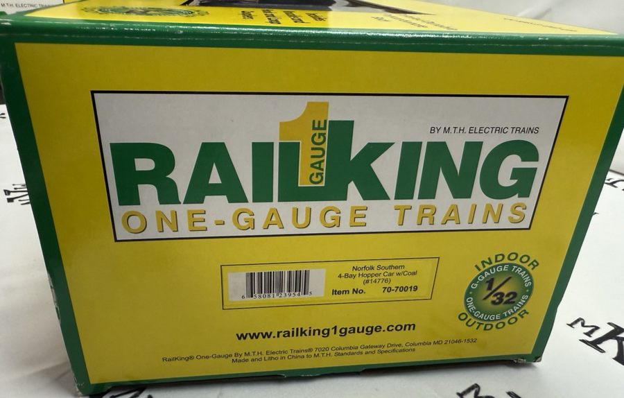 MTH RAILKING One Gauge 70-70019 Norfolk Southern NS Hopper Car #14776 G Scale