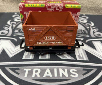 LGB 4044 Gondola Mine Car Sulzbach - Rosenberg Orange G Scale Brand New