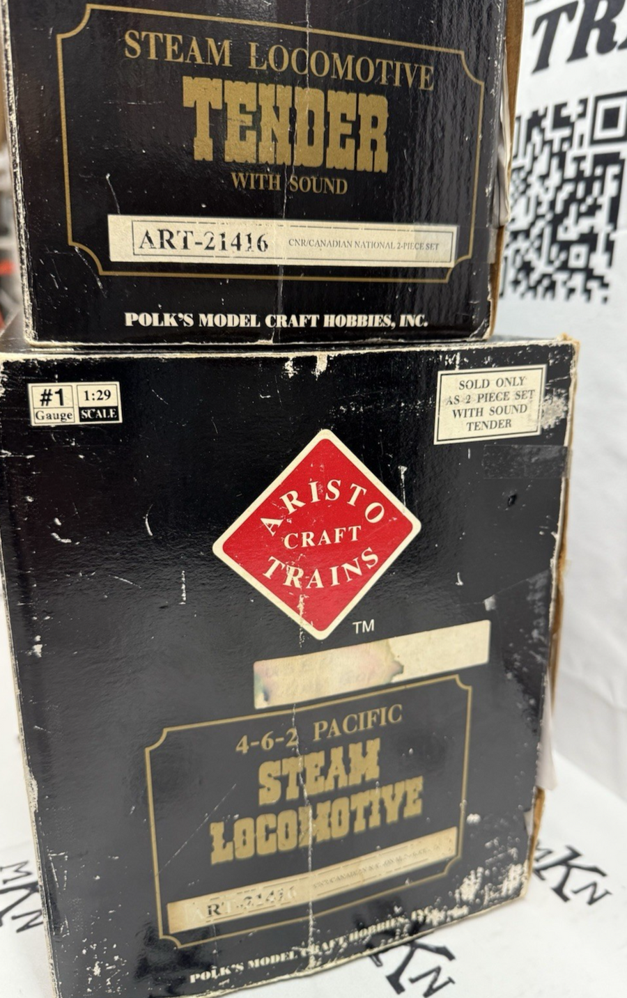 Aristocraft ART 21416 Canadian National CN Steam Locomotive & Tender Sound/smoke