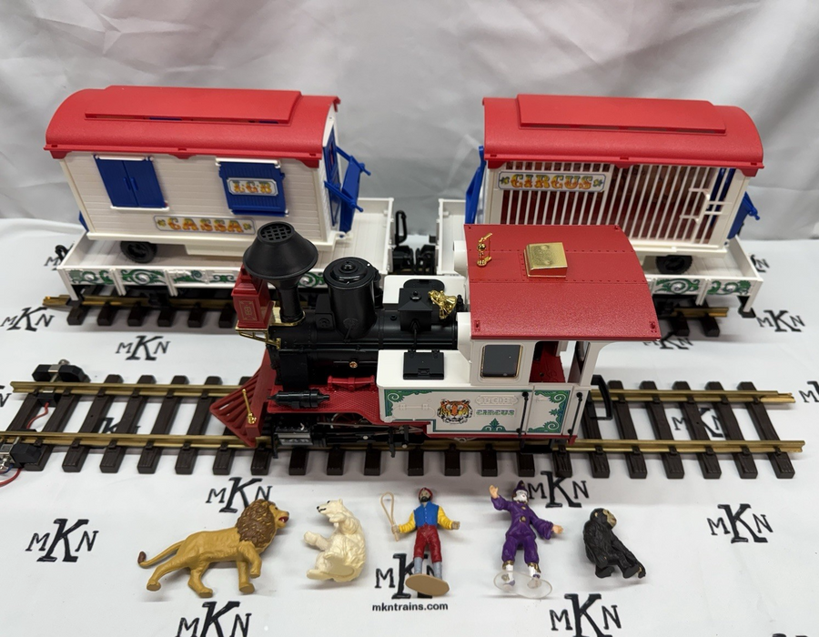 LGB 73910 Circus Starter Train Set G Scale Train Only with Circus Animals