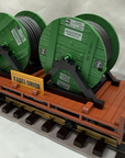 LGB 4002 Kabel Union Flat Car w/ Cable Spools Green G-Scale