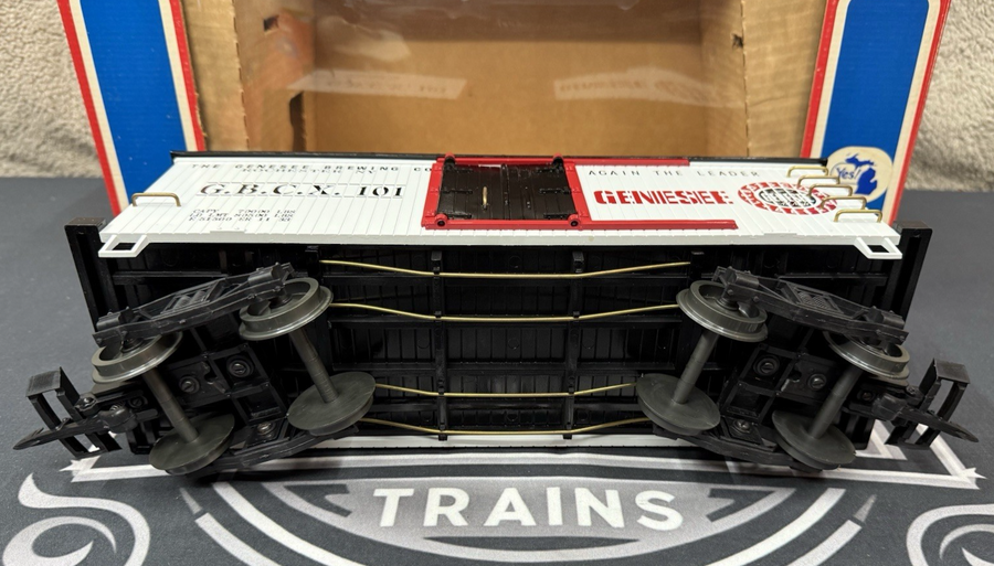 KALAMAZOO Trains 1871-8 G Scale Genesee Beer REEFER - G gauge LN/Box
